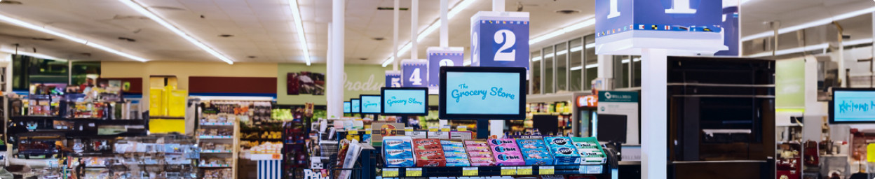 Monitore und Touchscreens für Digital-Signage