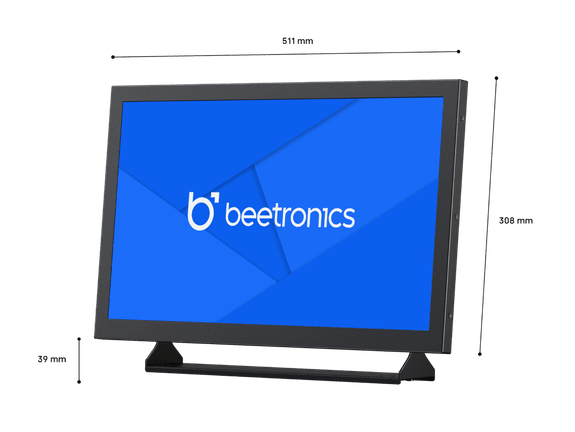 22 Zoll Monitor Metall