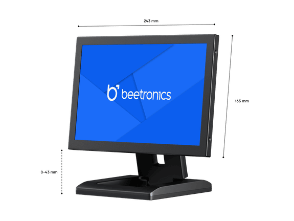 10 Zoll Monitor Metall