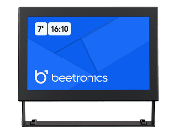 7 Zoll Monitor Metall
