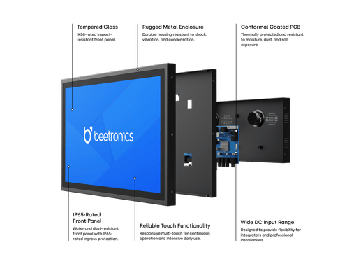 13 Zoll Touchscreen Metall