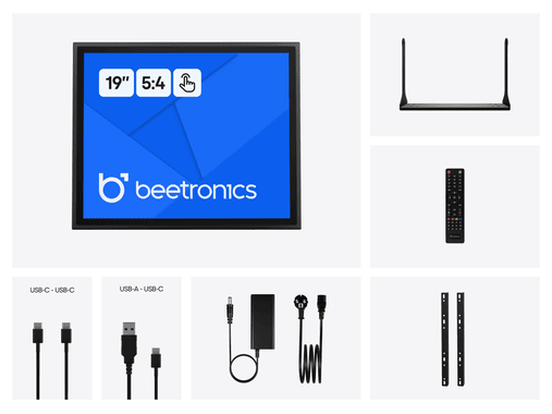 19 Zoll Touchscreen Metall (5:4)