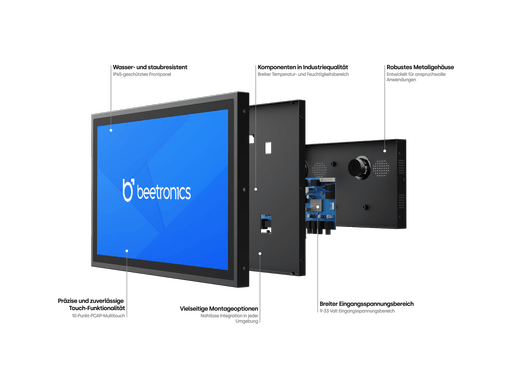 24 Zoll Touchscreen Metall