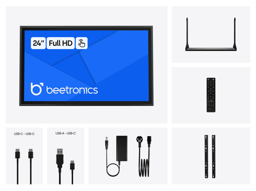 24 Zoll Touchscreen Metall
