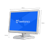 15 Zoll Monitor (Weiß)